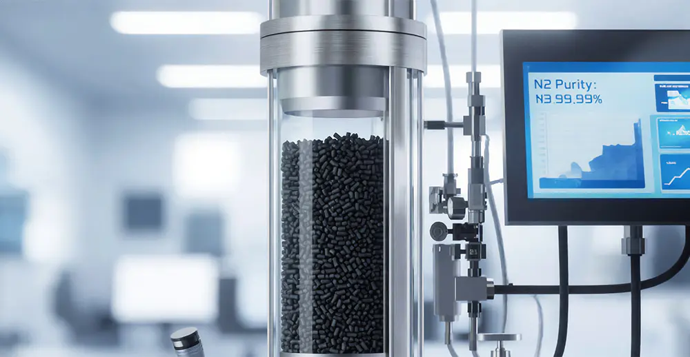 Gas di trasporto per strumenti da laboratorio